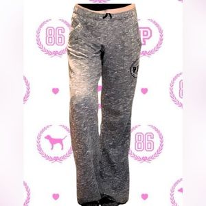 PINK VS grey boyfriend pants limited edition size XS